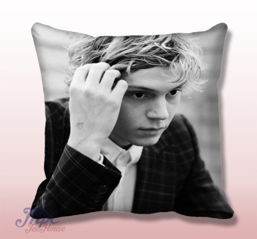 Evan Peters American Horror Throw Pillow Cover