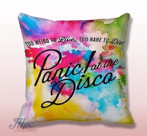 Panic at The Disco Paint Throw Pillow Cover