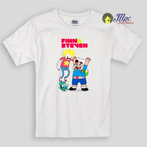 Finn and Steven Universe Character Kids T Shirts