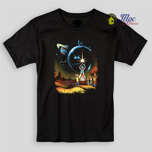 Rick and Morty Galaxy Kids T Shirts