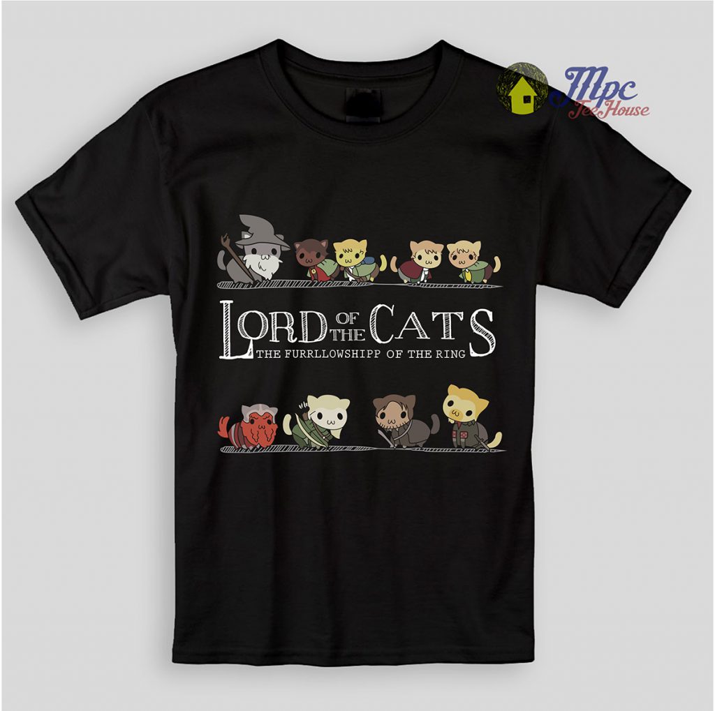 Lord of The Cats LOTR Kids T Shirts | Mpcteehouse: 80s Tees