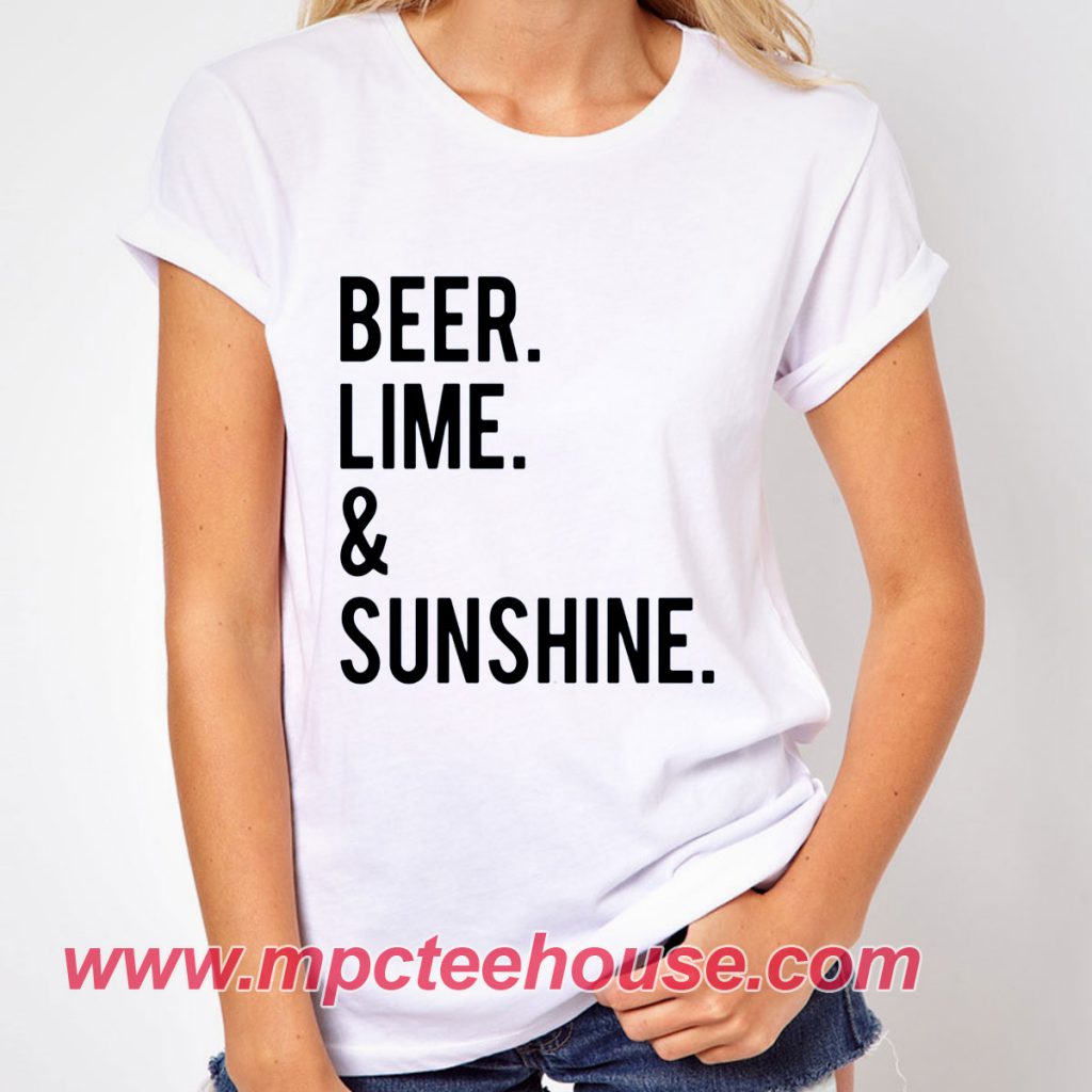 beer and sunshine shirt