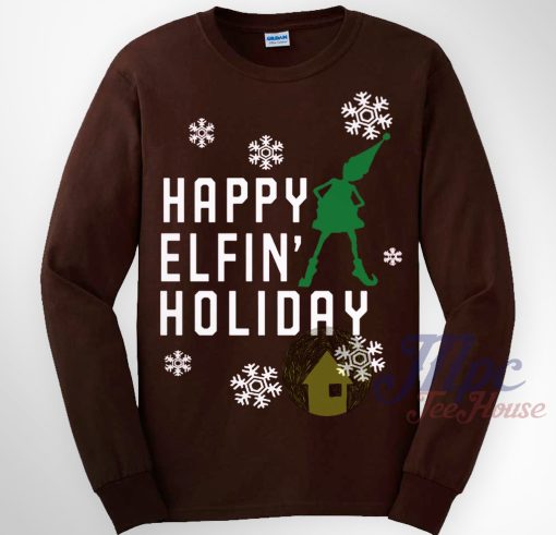 Happy Elfin Holiday Sweatshirt