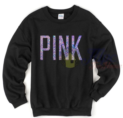 Pink Unisex Crewneck Sweatshirt