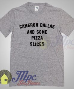Cameron Dallas and Pizza Slices T shirt