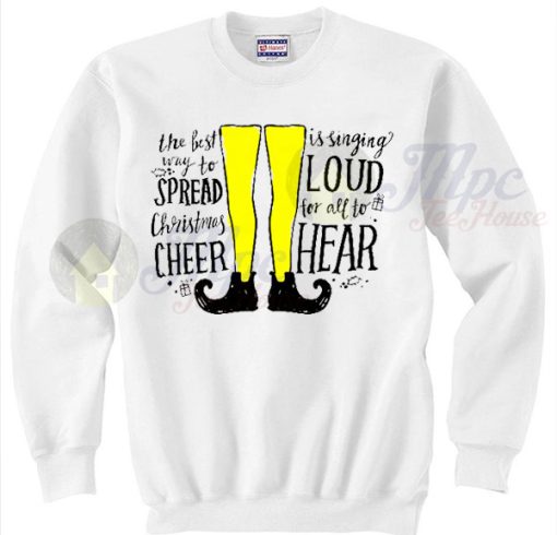 Elf Christmas Musical Song Sweater