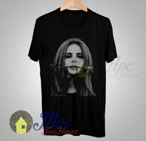 Lana Del Rey Rose Face T Shirt