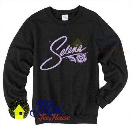 selena purple sweatshirt