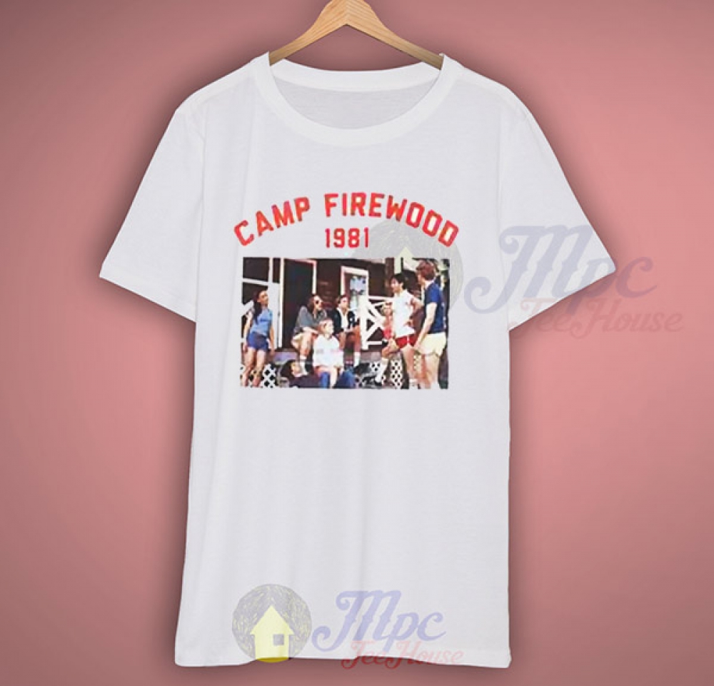 camp firewood tshirt