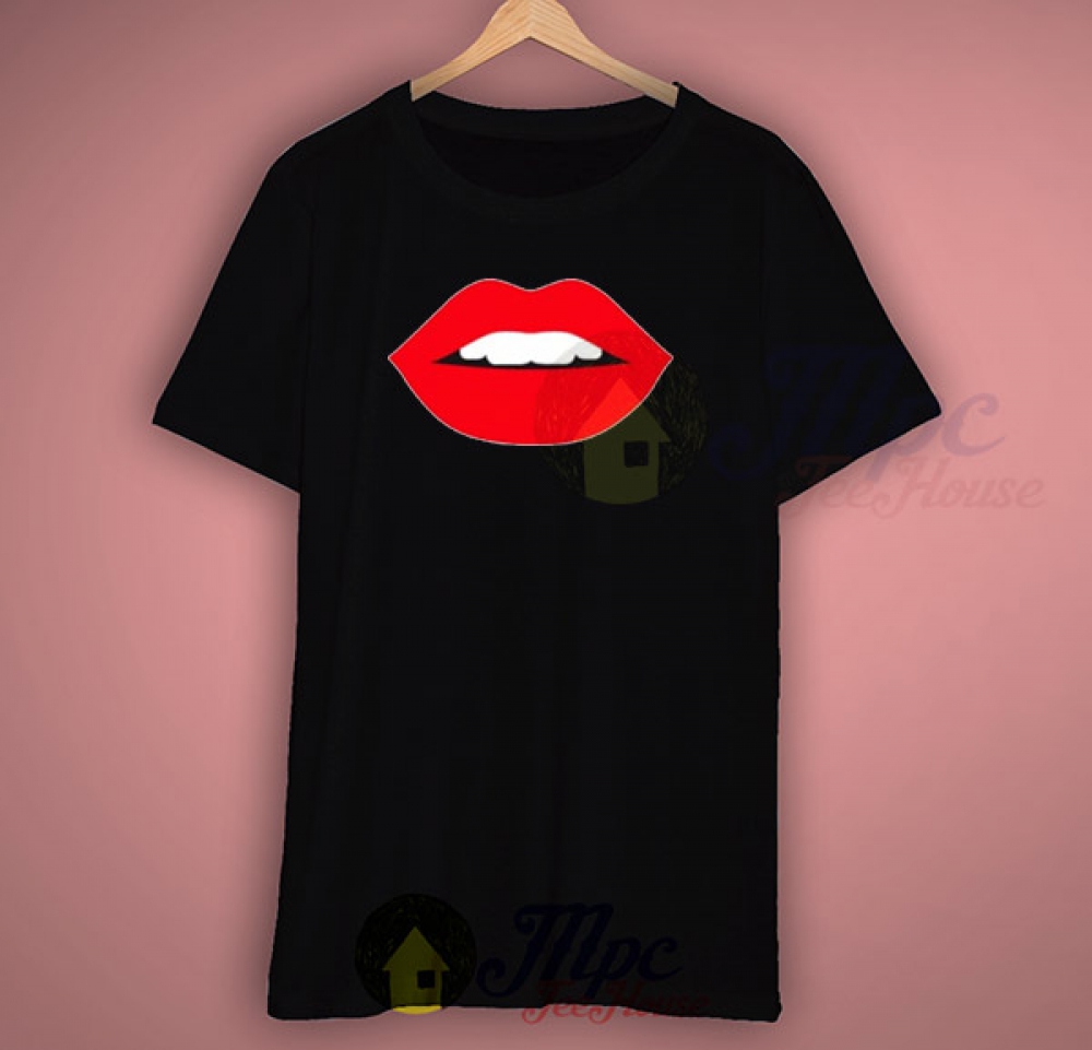 Sexy Lips Mouth T Shirt Size S-2XL For Women - Mpcteehouse