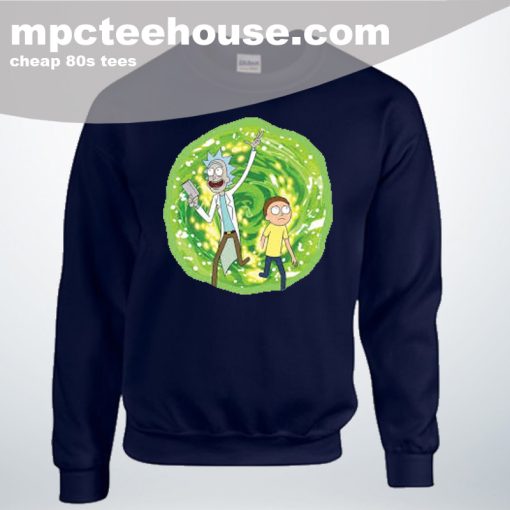 Cheap Rick Morty Eye Hole Man Unisex Sweatshirt