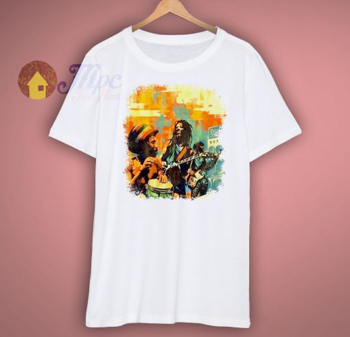 Band Tee Shirts Bob Marley Jah Rasta Shirt