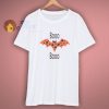 Bat Boo Halloween T Shirt