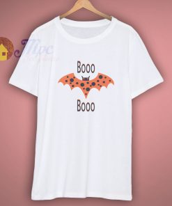 Bat Boo Halloween T Shirt