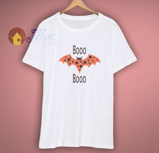 Bat Boo Halloween T Shirt