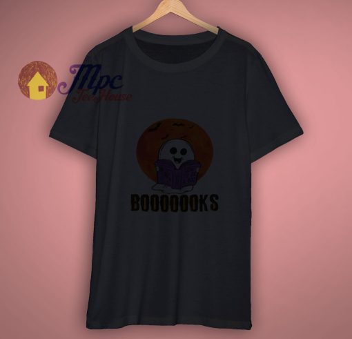 Booooooks Ghost Reading Books Shirt