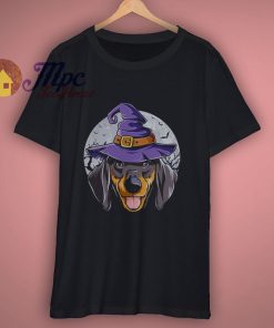 Dachshund Witch Halloween Shirt