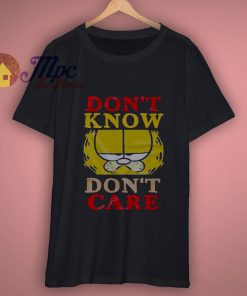 Garfield Dont Know Dont Care T Shirt