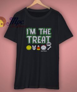 Halloween Im The Treat Graphic Black T shirt