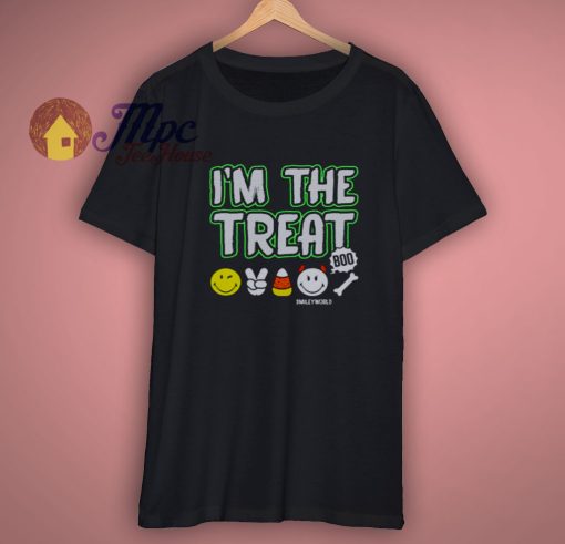 Halloween Im The Treat Graphic Black T shirt