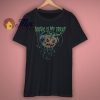 Halloween Liquid Blue Pumpkin Graphic Tee T Shirt