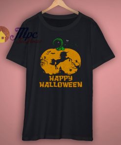 Happy Halloween Unicorn Pumpkin T Shirt