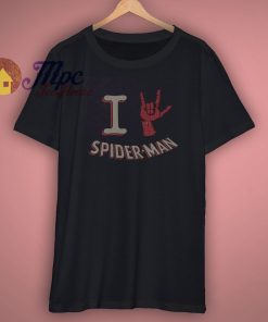 I Love Spider Man Classic T Shirt