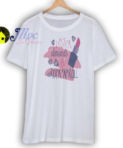 Lipstick Diamonds and Rock and Roll Shirt