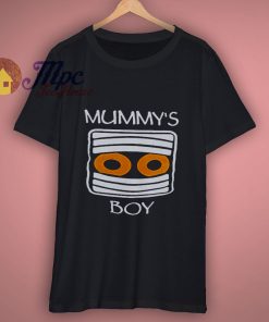 Mummys Boy Halloween Shirt