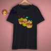 Retro Vintage Grunge Halloween Cupcakes Muffins T Shirt