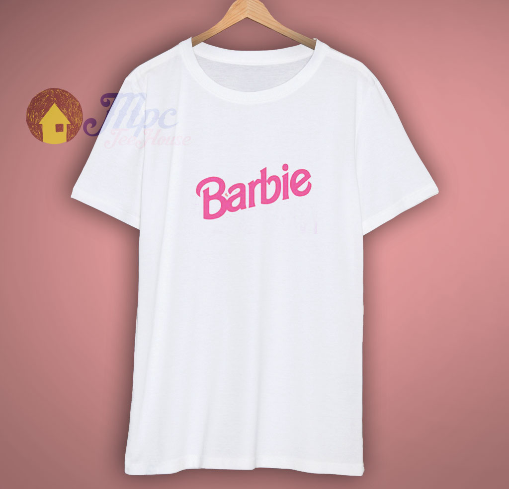Barbie Logo Light Pink Shirt Awesome mpcteehouse.com