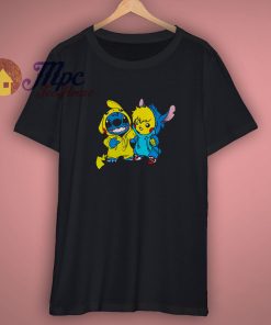 Best Friends Stitch And Pikachu Shirt