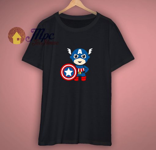 Captain America Handmade Custom Art Shirt