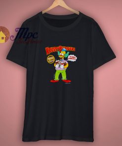 Cute 90s The Simpsons Krusty Burger Shirt