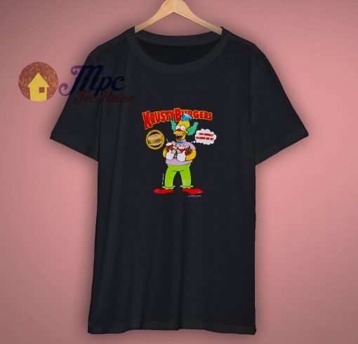 Cute 90s The Simpsons Krusty Burger Shirt