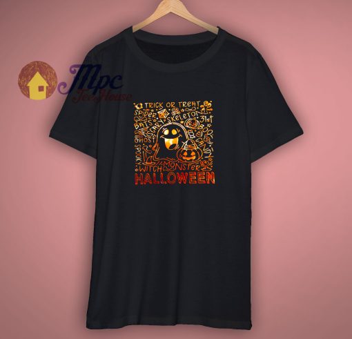 Cute Halloween Ghost Trick OrTtreat Shirt