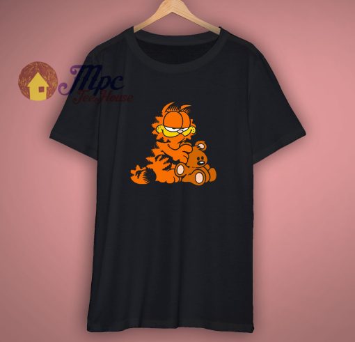 Garfield The Cat Cartoon Graphic T Shirt