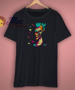 Joker face colorful t shirt