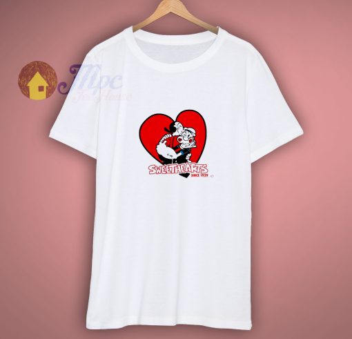 Popeye Sweethearts Kids White Shirt