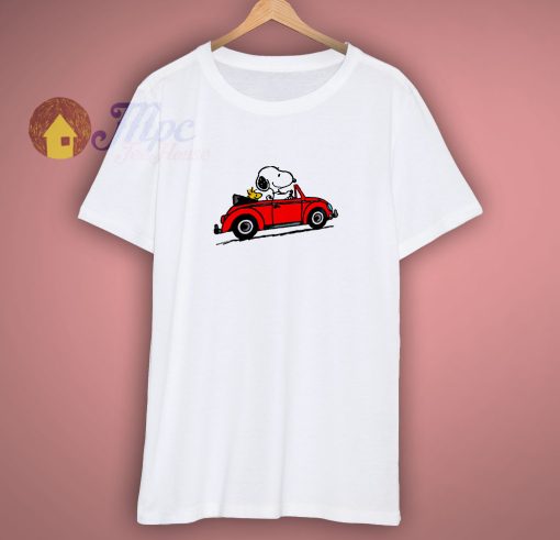 Snoopy Red Car T Shirt