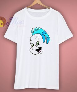 Flounder Face Little Mermaid Disney T Shirt