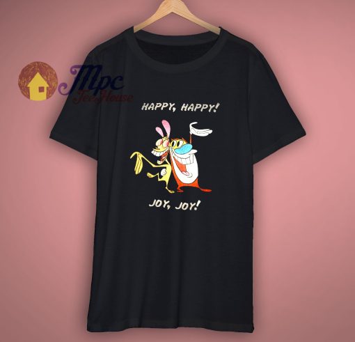 Vintage 90s Ren and Stimpy Happy Happy Joy Joy T Shirt