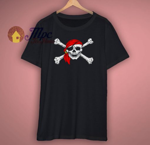 Pirate Skull Crossbones Party T Shirt