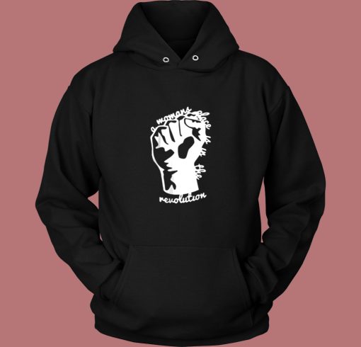 A Woman Place Is In The Revolution Black Lives Matter Symbol Vintage Hoodie