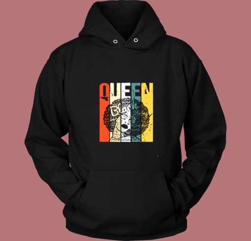 Afro Black Queen Vintage Hoodie