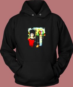 American Beetlejuice Gothic And Lydia Vintage Hoodie