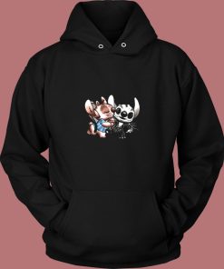 Angel Kissing Stitch Nightmare Before Christmas Vintage Hoodie