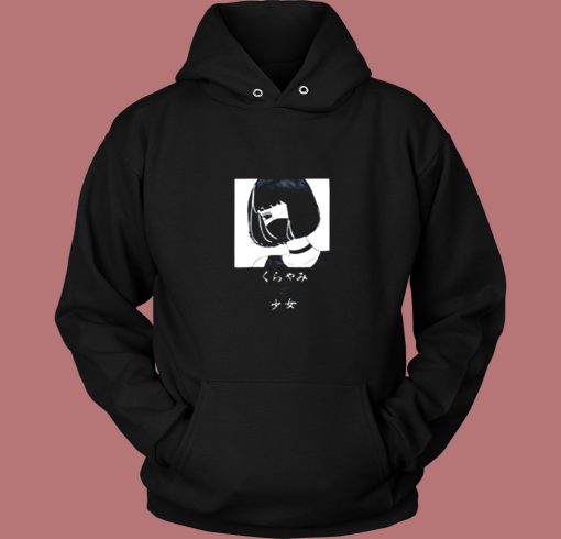 Anime Girl Graphic Vintage Hoodie