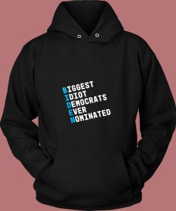 Anti Biden For President Vintage Hoodie