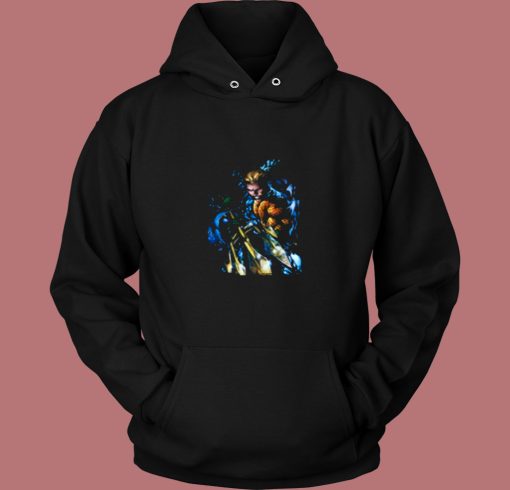 Aqua Man Vintage Hoodie